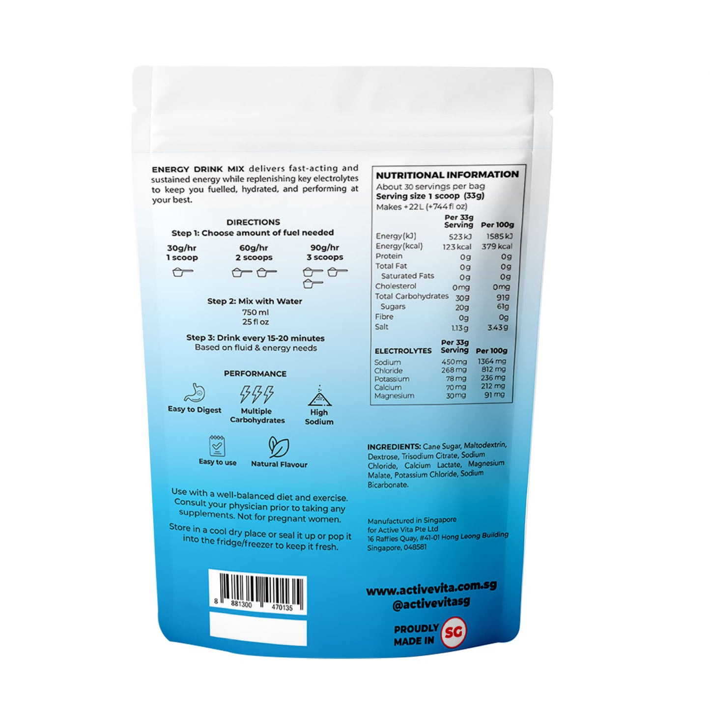 Energy Drink Mix ORIGINAL 1KG