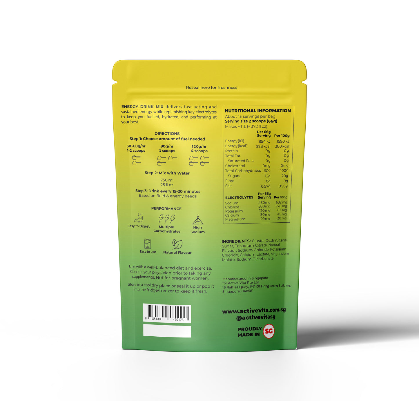 Pro Fuel Drink Mix Lemon Lime 1KG